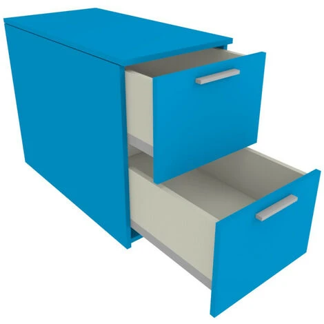 904CUET - Cassettiera Cameretta-ufficio L 45 Con Due Cassetti H 32 A Estrazione Totale 45x87x67 (LxPxH) - Lilla 5 904CUET - Cassettiera Cameretta-ufficio L 45 Con Due Cassetti H 32 A Estrazione Totale 45x87x67 (LxPxH) - Lilla - immagine 5