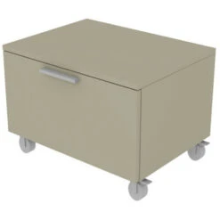 820C - Cassettiera Cameretta-ufficio L 60 Con Ruote E 1 Cassetto H.32, Con Guide A Chiusura Rallentata 60x45x44 (LxPxH) - Arancio -Armonia Casa 50406726 4