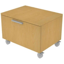 820C - Cassettiera Cameretta-ufficio L 60 Con Ruote E 1 Cassetto H.32, Con Guide A Chiusura Rallentata 60x45x44 (LxPxH) - Arancio -Armonia Casa 50406726 5