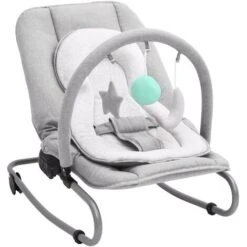 Sdraietta Per Neonato Grigio Chiaro In Acciaio