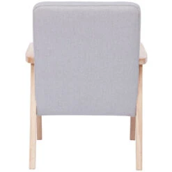 Poltrona Scandinava Per Bambino Grigia E Legno Chiaro ABYSS -Armonia Casa 51143809 4