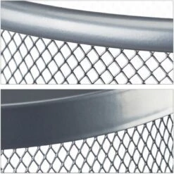 Relaxdays Cestino Gettacarte In Metallo Da Ufficio Pattumiera A Rete Porta-rifiuti Ø 26 Cm Alto 27,5 Cm Argento 8 Relaxdays Cestino Gettacarte In Metallo Da Ufficio Pattumiera A Rete Porta-rifiuti Ø 26 Cm Alto 27,5 Cm Argento -Armonia Casa 51970863 4