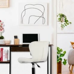 Relaxdays Scrivania Inclinabile, 3 Ripiani, Diversa Angolazione, Per Computer, Lavoro HLP 75x110x55 Cm, Bianco -Armonia Casa 51973265 3