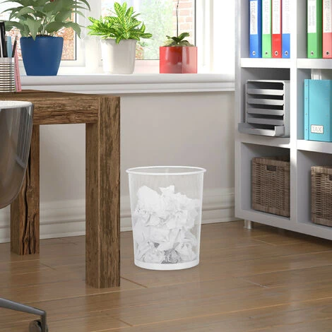 2x Cestino Gettacarta, Ufficio & Cameretta, Aperto, Rotondo, Metallico, Bidone Della Carta, HxD 35x29,5 Cm,Bianco 2 2x Cestino Gettacarta, Ufficio & Cameretta, Aperto, Rotondo, Metallico, Bidone Della Carta, HxD 35x29,5 Cm,Bianco - immagine 2