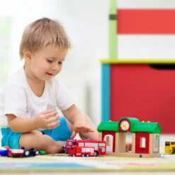 Relaxdays Panchetta Con Cassapanca, Salvaspazio, Con Coperchio, Cameretta Bambini, HLP 54,5x60x35 Cm, MDF, Multicolore -Armonia Casa 51981800 3