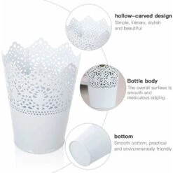 Organizer Per Il Trucco, Organizer Per Cosmetici Da 2 Pezzi Per La Conservazione, Porta Pennelli Per Il Trucco, Scatola Portaoggetti Decorativa Per Cosmetici, Organizer Per Cosmetici Per La Conservazi -Armonia Casa 52012178 3