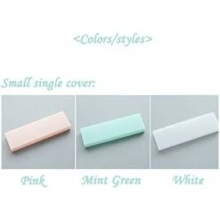 2Pcs Astuccio In Plastica Astuccio Portapenne Portapenne Organizer Per Forniture Scolastiche Astuccio Per Studenti (bianco, Piccolo) -Armonia Casa 52012878 3