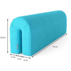 Protezione Bordo Letto 70 Cm Turchese VitaliSpa -Armonia Casa 52053451 3