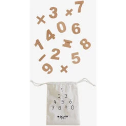 SKLUM Numeri In Legno Di Faggio Ugga Kids Marrone Legno Naturale