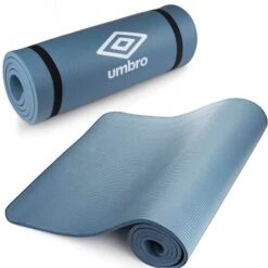 UMBRO Tappetino Yoga Aerobica Pilates Tappeto Allenamento Fitness Palestra Azzurro
