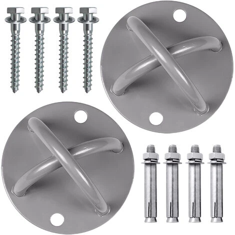 Leogreen 2 Pezzi Gancio Per Soffitto, Per Allenamento In Sospensione, Training Anelli Da Ginnastica, Yoga Trapezio, Corda Da Battaglia, Sacco Da Boxe, S 1 Leogreen 2 Pezzi Gancio Per Soffitto, Per Allenamento In Sospensione, Training Anelli Da Ginnastica, Yoga Trapezio, Corda Da Battaglia, Sacco Da Boxe, S