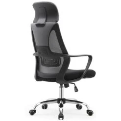 Poltrona Ufficio Direzionale Genius Traspirante Acciaio Sedia Con Poggiatesta XL Colore: Grigio -Armonia Casa 55606167 4