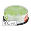 Cd-r Q-connect Capacidad 700mb Duracion 80min Velocidad 52x Bote De 25 Unidades