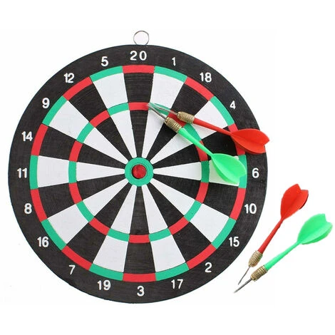Tiro Al Bersaglio Tirassegno Gioco Freccette 30cm Bambini Adulti 2in1 1 Tiro Al Bersaglio Tirassegno Gioco Freccette 30cm Bambini Adulti 2in1
