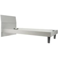 Giroletto Singolo Giotto Bianco, 89,5x205x88 Cm -Armonia Casa 56646815 3