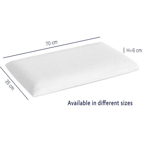 Pack 2 Cuscini Giovanili 105x35 - 6 CM - Viscoelastico. Coperture Rimovibili. Ergonomico 3 Pack 2 Cuscini Giovanili 105x35 - 6 CM - Viscoelastico. Coperture Rimovibili. Ergonomico - immagine 3
