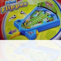 Trade Shop - Mini Flipper Calcio Gioco Sportivo 2 Giocatori Football Dai 3 + Anni