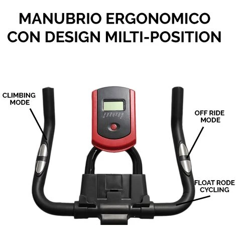 Cyclette Da Allenamento Fit Bike Da Interno Indoor Cycling Win Con Porta Cellulare, Resistenza Regolabile, Cardio E Volano 6kg FFitness 4 Cyclette Da Allenamento Fit Bike Da Interno Indoor Cycling Win Con Porta Cellulare, Resistenza Regolabile, Cardio E Volano 6kg FFitness - immagine 4