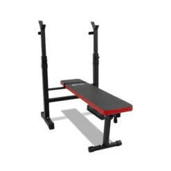 Panca Piana Pieghevole Con Supporto Bilanciere Regolabile FFitness