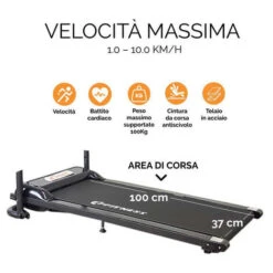 Tapis Roulant Elettrico Pieghevole 10 Km/h FFitness 8 Tapis Roulant Elettrico Pieghevole 10 Km/h FFitness -Armonia Casa 58462071 4