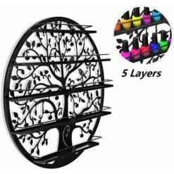 Giantex Porta Smalto In Metallo, Organizzatore Per Smalti, Portaoggetti A Forma Di Albero, Scaffale A 5 Livelli, Scaffale Di Stoccaggio, Espositore Per Smalti, Rossetti, Oli Essenziali (Nero) 7 Giantex Porta Smalto In Metallo, Organizzatore Per Smalti, Portaoggetti A Forma Di Albero, Scaffale A 5 Livelli, Scaffale Di Stoccaggio, Espositore Per Smalti, Rossetti, Oli Essenziali (Nero) -Armonia Casa 58840194 3