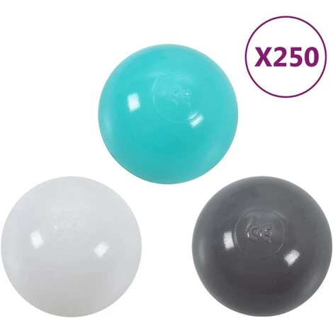 Palline Da Gioco 250 Pz Multicolori VidaXL 2 Palline Da Gioco 250 Pz Multicolori VidaXL - immagine 2