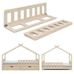 Protezione Anticaduta Per Letto 120cm Naturale VitaliSpa -Armonia Casa 59180565 4