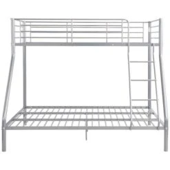 Letto A Castello 90 E 140 X 190 Cm In Metallo Argento - ELEVATIO -Armonia Casa 59285307 5