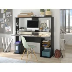 Scrivania Gamer Con Vani Portaoggetti E LED Nero - STANDA 7 Scrivania Gamer Con Vani Portaoggetti E LED Nero - STANDA -Armonia Casa 59285612 3