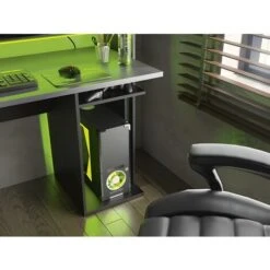 Scrivania Gamer Con Vani Portaoggetti E LED Nero - STANDA 9 Scrivania Gamer Con Vani Portaoggetti E LED Nero - STANDA -Armonia Casa 59285612 5