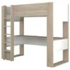 Letto A Soppalco Con Scrivania E Scomparti Integrati 90 X 200 Cm - NOAH