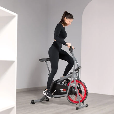 Bicicletta Ellittica BELI-150 Con Resistenza Ad Aria, Sella Regolabile E Schermo LCD Multifunzione, Macchina Fitness Per L'allenamento Di Resistenza, Cardio E Cross Training A Casa - FITFIU Fitness 2 Bicicletta Ellittica BELI-150 Con Resistenza Ad Aria, Sella Regolabile E Schermo LCD Multifunzione, Macchina Fitness Per L'allenamento Di Resistenza, Cardio E Cross Training A Casa - FITFIU Fitness - immagine 2