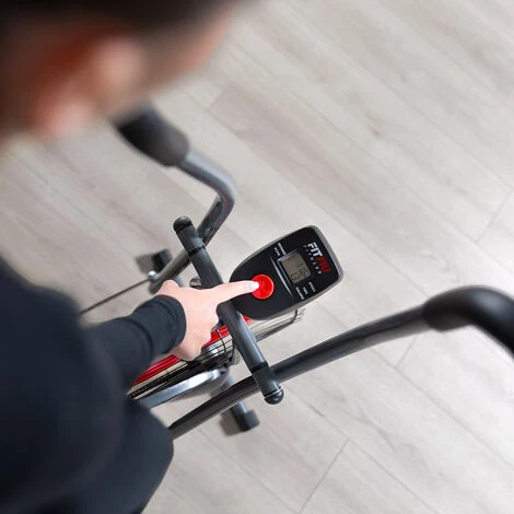 Bicicletta Ellittica BELI-150 Con Resistenza Ad Aria, Sella Regolabile E Schermo LCD Multifunzione, Macchina Fitness Per L'allenamento Di Resistenza, Cardio E Cross Training A Casa - FITFIU Fitness 5 Bicicletta Ellittica BELI-150 Con Resistenza Ad Aria, Sella Regolabile E Schermo LCD Multifunzione, Macchina Fitness Per L'allenamento Di Resistenza, Cardio E Cross Training A Casa - FITFIU Fitness - immagine 5