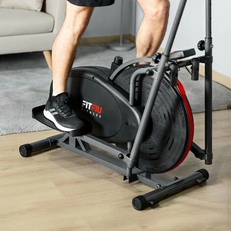 Bicicletta Ellittica BELI-90 Con 8 Livelli Di Resistenza Regolabile, Display LCD E Manubri Regolabili Allenamento Fitness A Casa - FITFIU Fitness 4 Bicicletta Ellittica BELI-90 Con 8 Livelli Di Resistenza Regolabile, Display LCD E Manubri Regolabili Allenamento Fitness A Casa - FITFIU Fitness - immagine 4