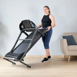 Tapis Roulant Pieghevole MC-200 Fino A 14km/h Con Cardiofrequenzimetro. Tapis Roulant Pieghevole Silenzioso Con Motore Da 1500w, Display A LED Et Velocita Regolabile - FITFIU Fitness -Armonia Casa 59359149 4