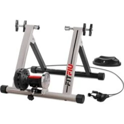 Allenatore Di Biciclette Pieghevole ROB-15 Compatibile Con Ruote Da 26'' A 29'' (667mm - 740mm), Allenamento Cardio A Casa, 6 Livelli Di Resistenza - FITFIU Fitness