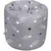 Ready Steady Bed Pouf Da Interno Per Bambini, Pouf Da Soggiorno, Stelle Filanti