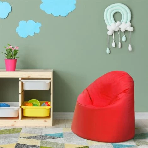 Ready Steady Bed Pouf Da Esterno Per Bambini, Comodo Sedile Da Interno Per Bambini, Ergonomico E Resistente, Rosso 4 Ready Steady Bed Pouf Da Esterno Per Bambini, Comodo Sedile Da Interno Per Bambini, Ergonomico E Resistente, Rosso - immagine 4