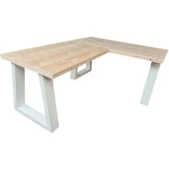 Wood4you - Scrivania Ad Angolo - Abete Di Vancouver 200/120Lx70Dx75H Bianco 7 Wood4you - Scrivania Ad Angolo - Abete Di Vancouver 200/120Lx70Dx75H Bianco -Armonia Casa 60483490 3