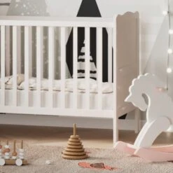 Letto Con Sponde Culla „Tobi“ Bianco VitaliSpa 9 Letto Con Sponde Culla „Tobi“ Bianco VitaliSpa -Armonia Casa 60657324 5