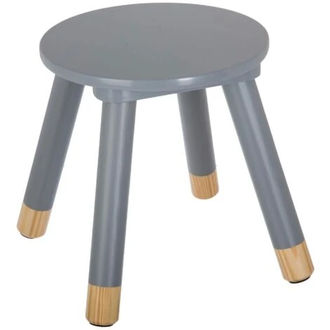 WELL HOME MOBILIARIO & DECORACIÓN Set Di 2 Sgabelli Per Bambini, Morbida, Colore Grigio Well Home, Estándar 5 WELL HOME MOBILIARIO & DECORACIÓN Set Di 2 Sgabelli Per Bambini, Morbida, Colore Grigio Well Home, Estándar - immagine 5
