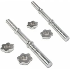 Nova Set Di Manubri Pesi Fitness Da Palestra 12 Dischi 20kg Ø25mm 2 Barre E 4 Fermi -Armonia Casa 62468901 4