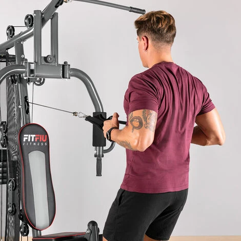 Macchina Multistazione GYM-200 Per L'allenamento Con Pesi A Casa. Palestra Domestica Per Tonificare I Muscoli. Allenamento Completo - FITFIU Fitness 2 Macchina Multistazione GYM-200 Per L'allenamento Con Pesi A Casa. Palestra Domestica Per Tonificare I Muscoli. Allenamento Completo - FITFIU Fitness - immagine 2