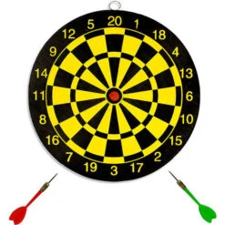 Bersaglio Tiro A Segno Dardo Con Freccette Giochi Con Freccette Per Bar Locale Casa Da 22 Cm Gioco Frecce Doppio Lato Con Gancio Da Parete