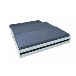 Dmora Letto Singolo Trasformabile In 3 Letti In Pino Tinto Bianco -Armonia Casa 63752046 4