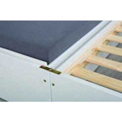 Dmora Letto Singolo Trasformabile In 3 Letti In Pino Tinto Bianco -Armonia Casa 63752046 5