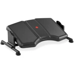 Poggiapiedi Da Scrivania Per Ufficio Ergonomico Inclinabile E Regolabile 42x30Cm