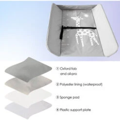 Hengda Fasciatoio Vaschetta Vasca Da Bagno Regolabile In Altezza Pieghevole Fasciatoio Regolabile In Altezza Con Imbottitura E Ruote 7 Hengda Fasciatoio Vaschetta Vasca Da Bagno Regolabile In Altezza Pieghevole Fasciatoio Regolabile In Altezza Con Imbottitura E Ruote -Armonia Casa 65977247 3