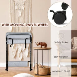 Hengda Fasciatoio Vaschetta Vasca Da Bagno Regolabile In Altezza Pieghevole Fasciatoio Regolabile In Altezza Con Imbottitura E Ruote 9 Hengda Fasciatoio Vaschetta Vasca Da Bagno Regolabile In Altezza Pieghevole Fasciatoio Regolabile In Altezza Con Imbottitura E Ruote -Armonia Casa 65977247 5