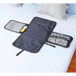 Fasciatoio Portatile, Fasciatoio Da Viaggio, Fasciatoio Pieghevole Con Tasche Per Imbottitura Per La Testa Kit Fasciatoio Per Orinatoio Per Viaggi All'aperto A Casa Del Bambino (grigio) -Armonia Casa 67411676 5